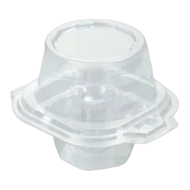 Caja de pastel individual transparente 11 x 9.8 x 9 cm