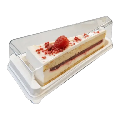 Caja para rebanada de pastel 22x9x6.8(H) cm