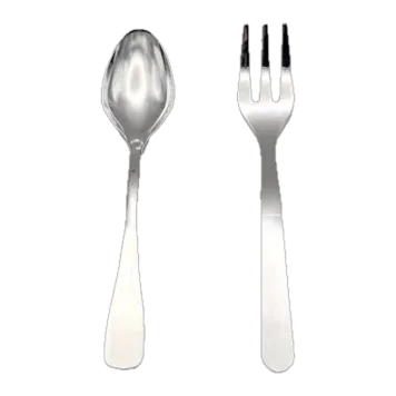 Cuchara / Tenedor plateado 10(L) cm