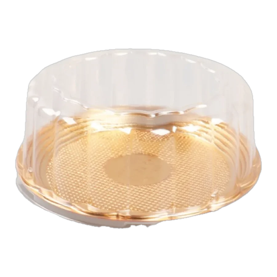 Charola Dorada c/Tapa Plást. 20 × 7.5 cm